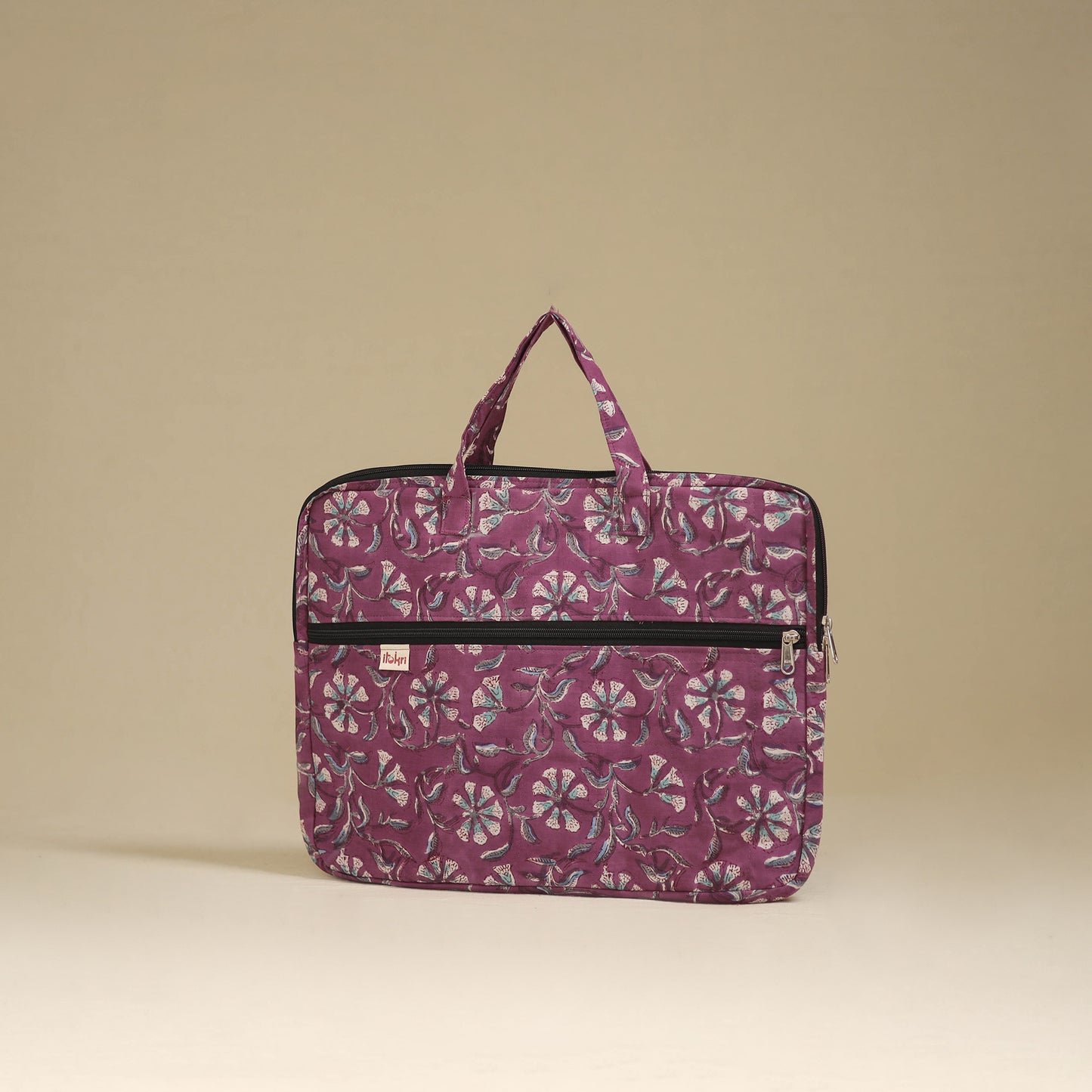 Handcrafted Quilted Laptop Bag 25