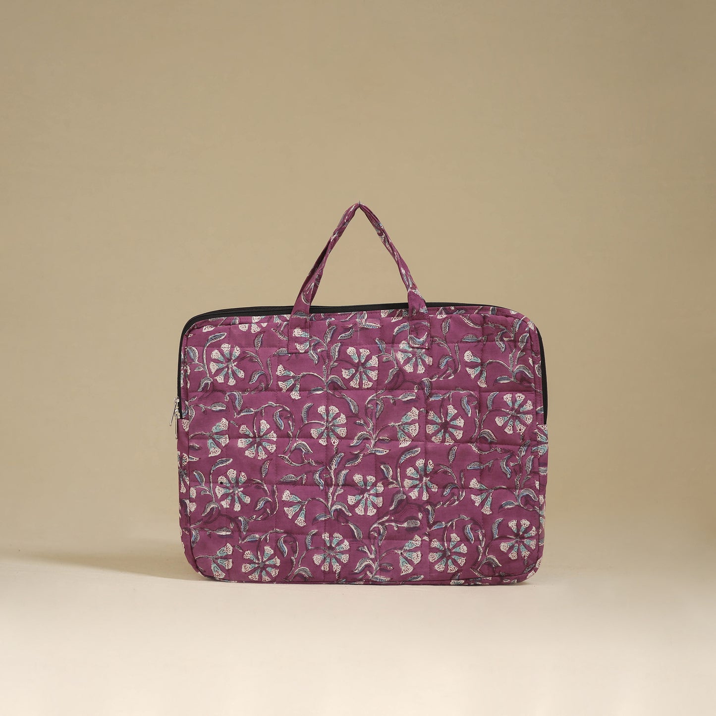 Handcrafted Quilted Laptop Bag 25