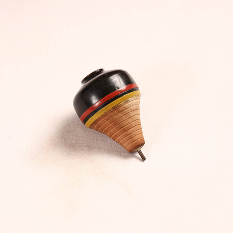 wooden spinning top