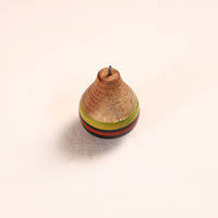 wooden spinning top