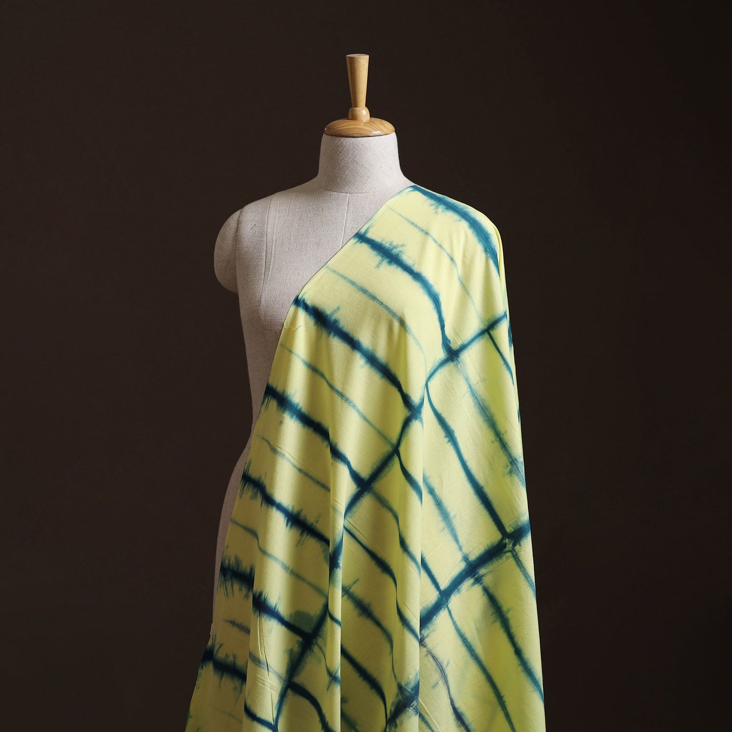 Shibori Tie-Dye Pure Mul Cotton Fabric 35