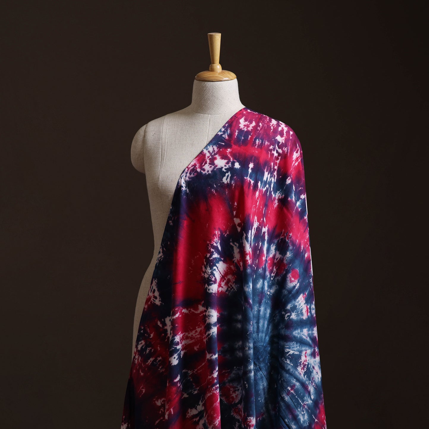 Shibori Tie-Dye Pure Mul Cotton Fabric 36