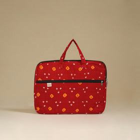 Handcrafted Quilted Laptop Bag 34