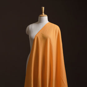 Yellow - Prewashed Running Stitch Cotton Plain Fabric 16