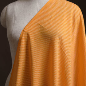 Yellow - Prewashed Running Stitch Cotton Plain Fabric 16