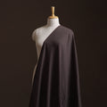 Brown - Prewashed Running Stitch Cotton Plain Fabric 18