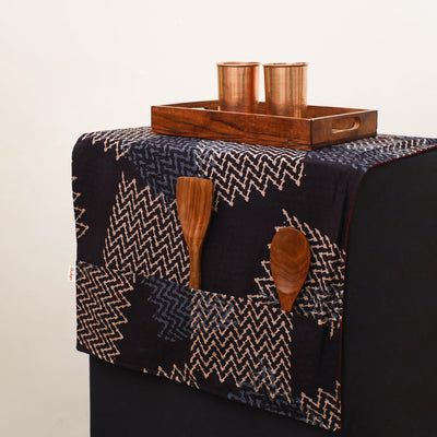 Handmade Fridge Top Cover with Multiple Pockets 155