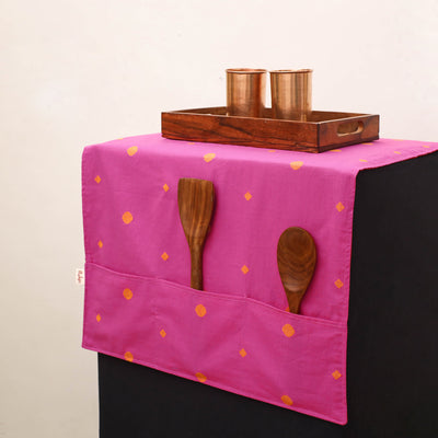 Handmade Fridge Top Cover with Multiple Pockets 161