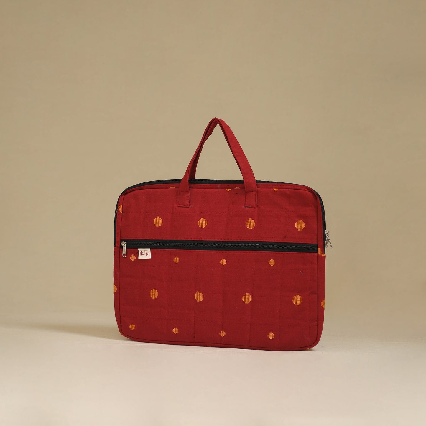 Handcrafted Quilted Laptop Bag 02