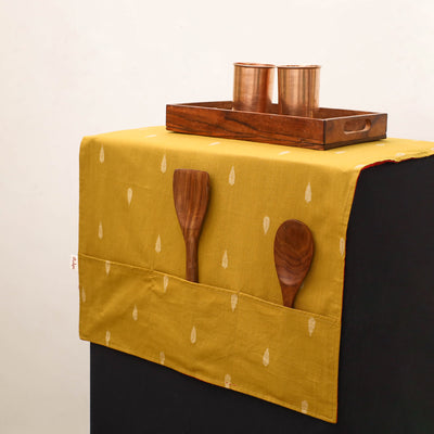 Handmade Fridge Top Cover with Multiple Pockets 162