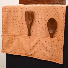 Handmade Fridge Top Cover with Multiple Pockets 164