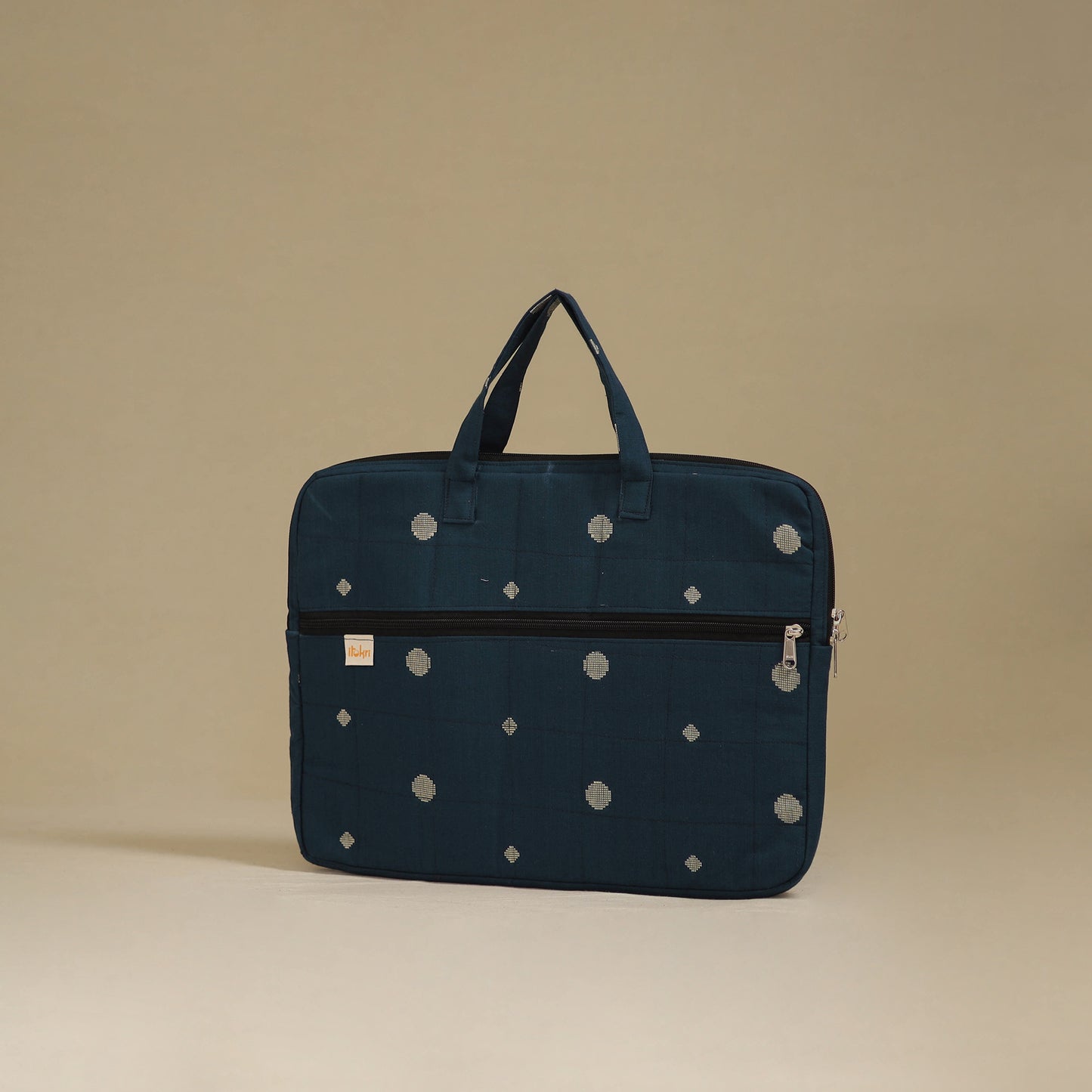 Handcrafted Quilted Laptop Bag 04