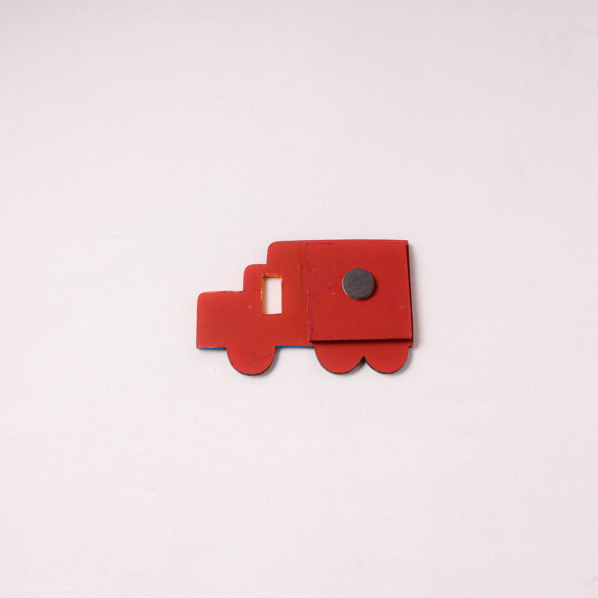 Truck - Handpainted Wooden Photo Frame Fridge Magnet 16