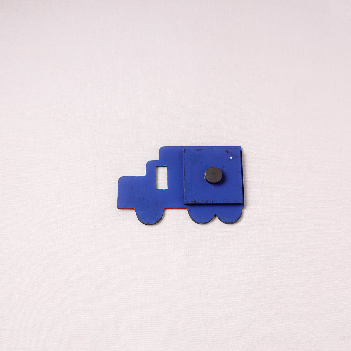 Truck - Handpainted Wooden Photo Frame Fridge Magnet 15