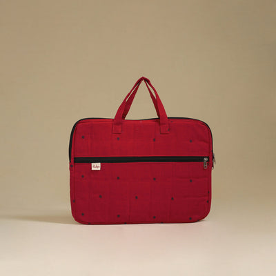 Handcrafted Quilted Laptop Bag 06