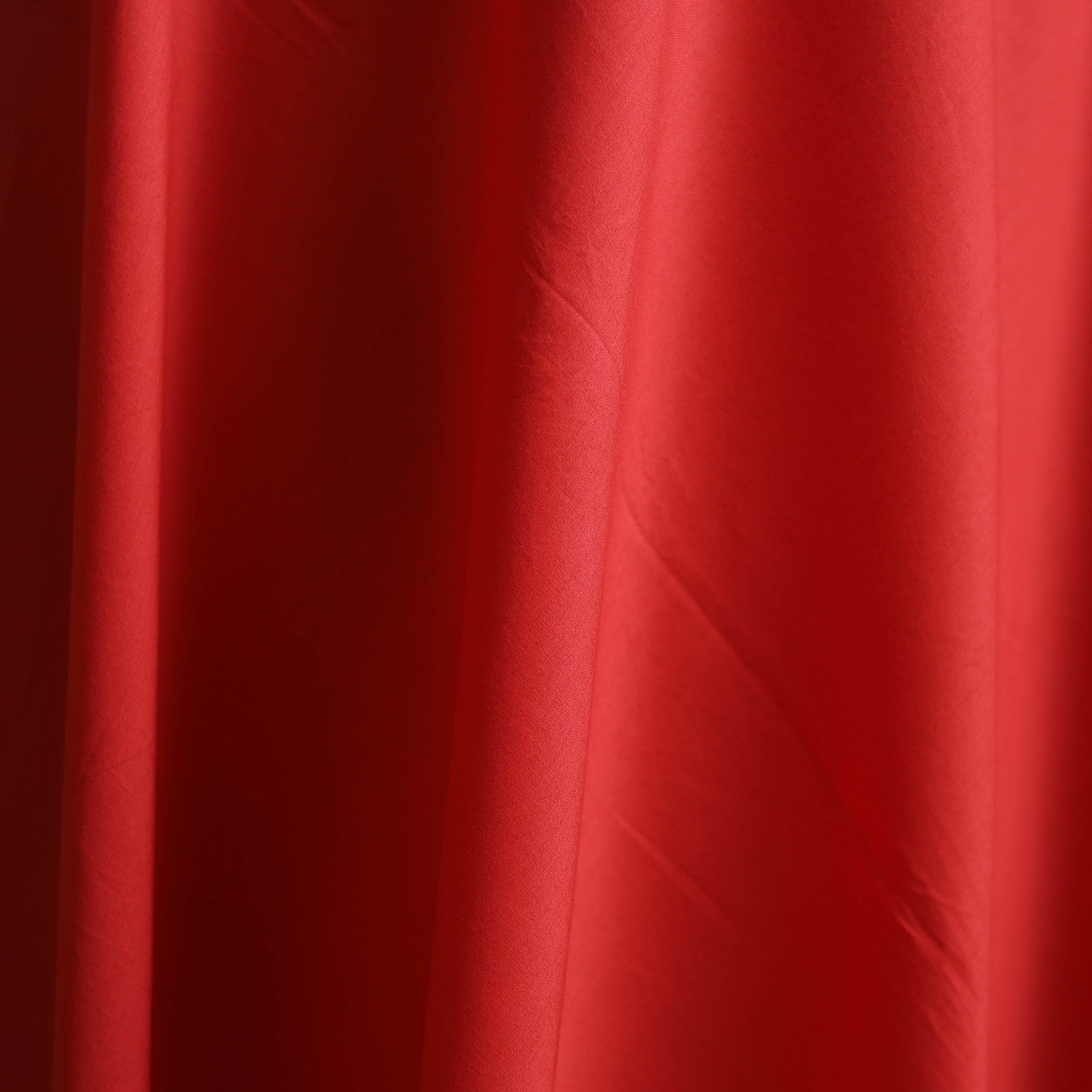 Red Cutton Red Prewashed Plain Cotton Fabric