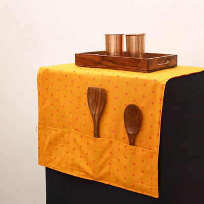 Handmade Fridge Top Cover with Multiple Pockets 168