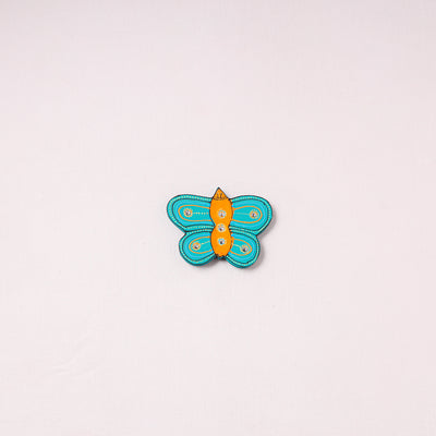 Butterfly - Handpainted Wooden Fridge Magnet 09
