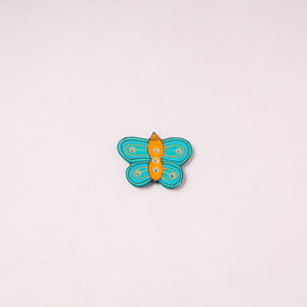 Butterfly - Handpainted Wooden Fridge Magnet 09