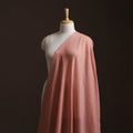 Peach - Prewashed Pure Mul Cotton Plain Fabric 13