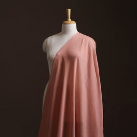 Peach - Prewashed Pure Mul Cotton Plain Fabric 13