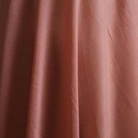 Peach - Prewashed Pure Mul Cotton Plain Fabric 13