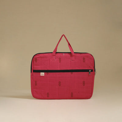Handcrafted Quilted Laptop Bag 10