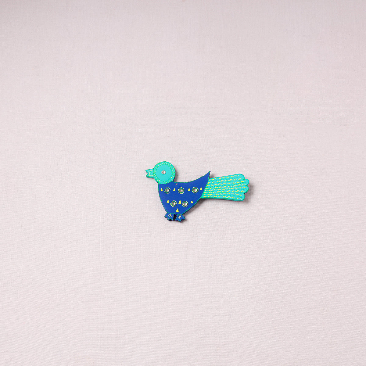 Bird - Handpainted Wooden Fridge Magnet 12