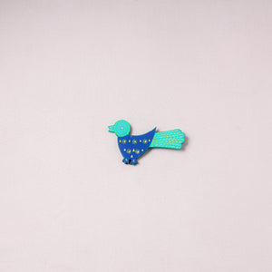 Bird - Handpainted Wooden Fridge Magnet 12