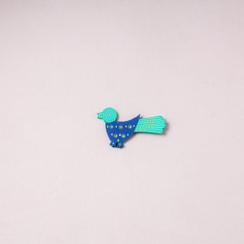 Bird - Handpainted Wooden Fridge Magnet 12