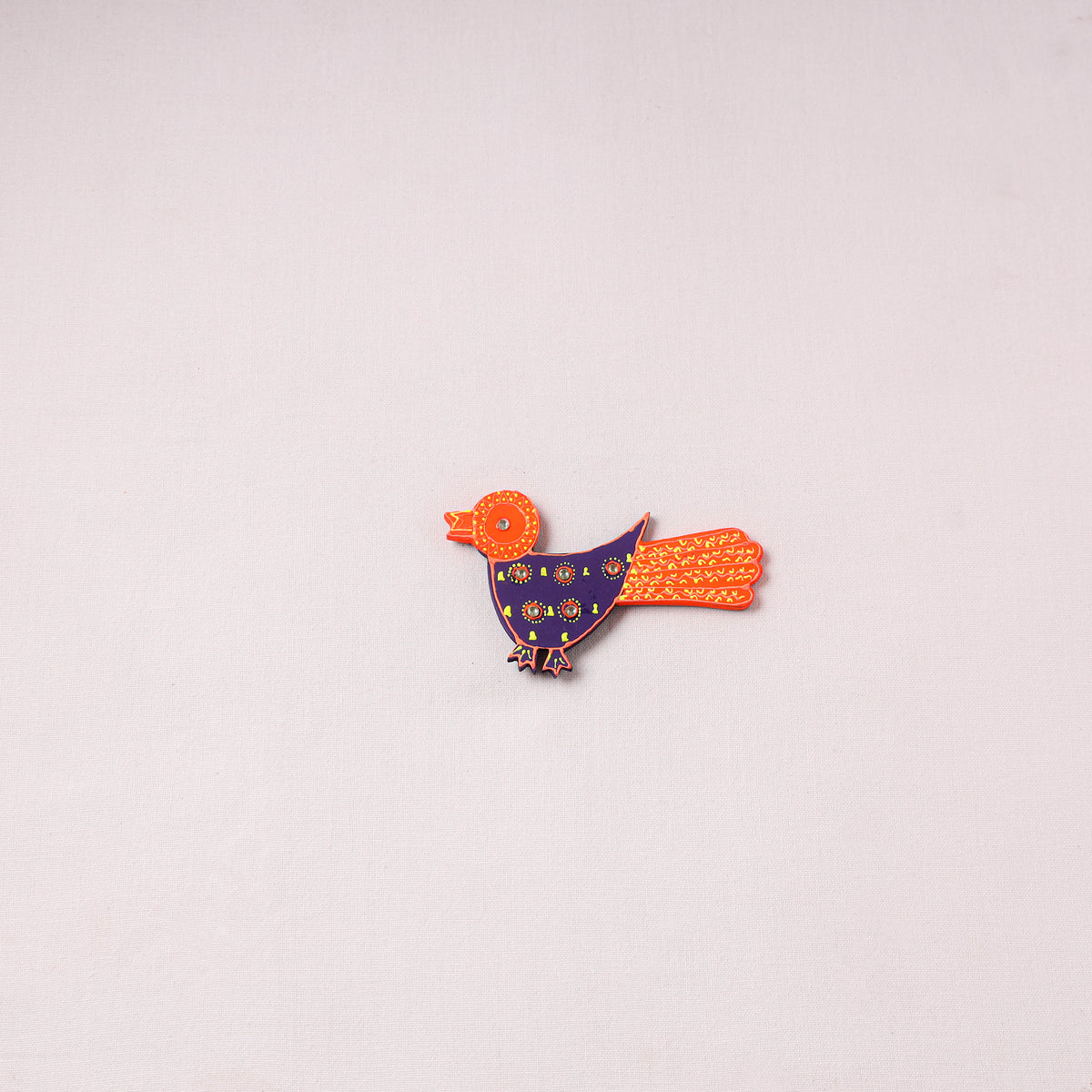 Bird - Handpainted Wooden Fridge Magnet 11