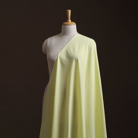 Yellow - Prewashed Cotton Plain Fabric 25