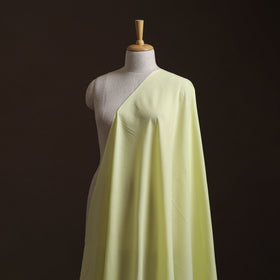 Yellow - Prewashed Cotton Plain Fabric 25