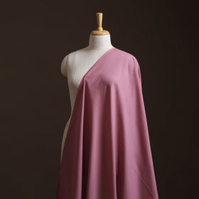Pink - Prewashed Cotton Plain Fabric 28