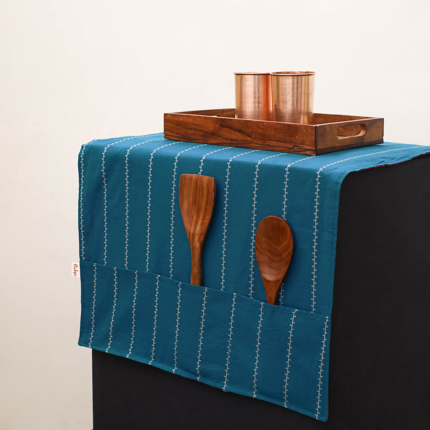Handmade Fridge Top Cover with Multiple Pockets 178