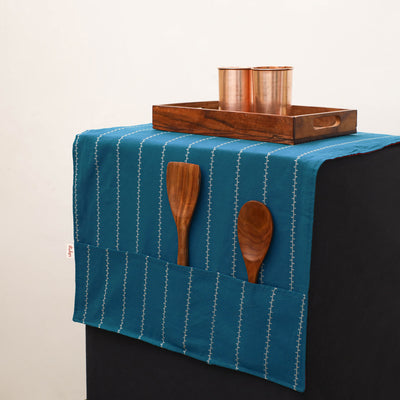 Handmade Fridge Top Cover with Multiple Pockets 178