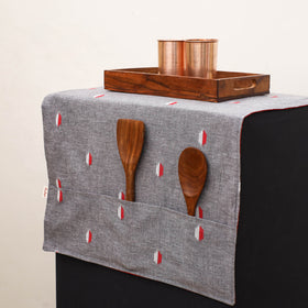 Handmade Fridge Top Cover with Multiple Pockets 180