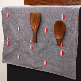 Handmade Fridge Top Cover with Multiple Pockets 180