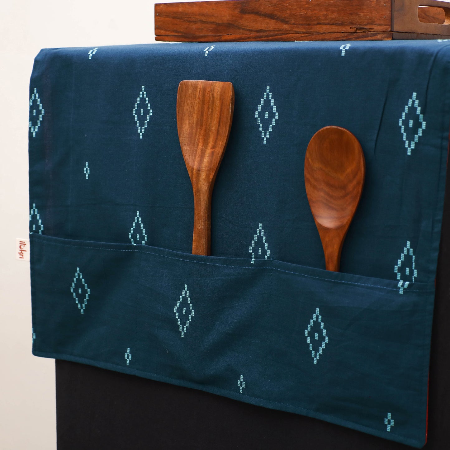 Handmade Fridge Top Cover with Multiple Pockets 181