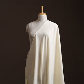White - Prewashed Cotton Plain Fabric 32