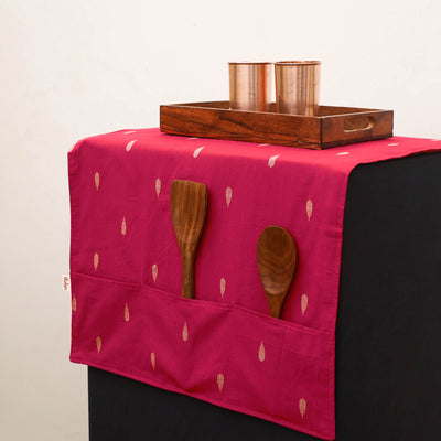 Handmade Fridge Top Cover with Multiple Pockets 182