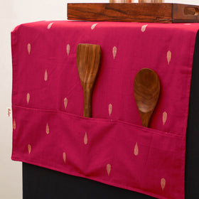 Handmade Fridge Top Cover with Multiple Pockets 182