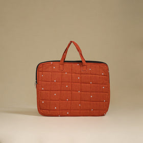 Handcrafted Quilted Laptop Bag 18