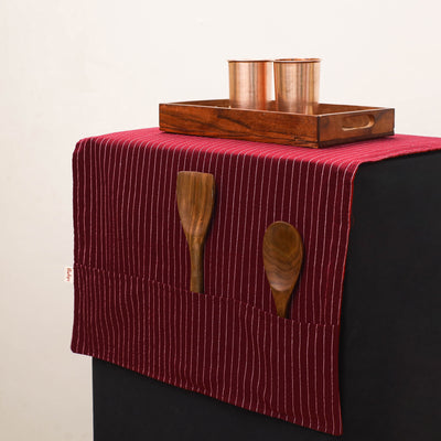 Handmade Fridge Top Cover with Multiple Pockets 185