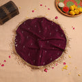 Handcrafted Lace Bead Work Pooja Thali Cover 01