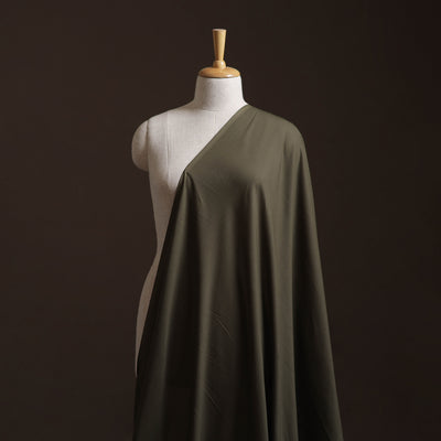 Green - Prewashed Cotton Plain Fabric 34
