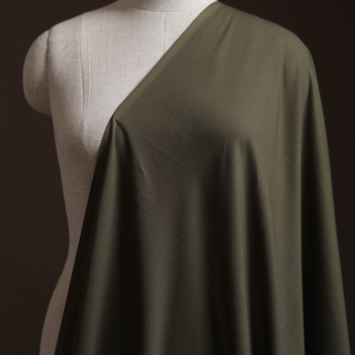 Green - Prewashed Cotton Plain Fabric 34