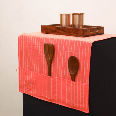 Handmade Fridge Top Cover with Multiple Pockets 187