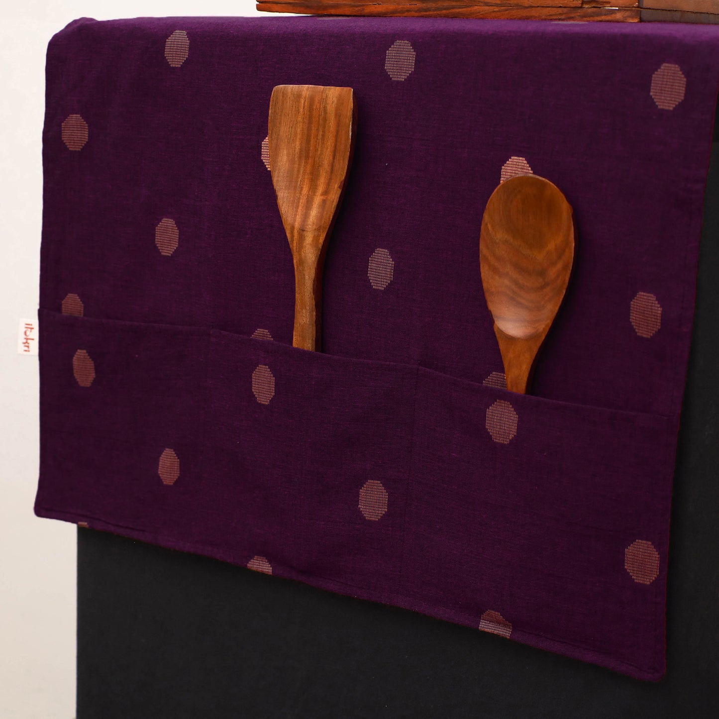 Handmade Fridge Top Cover with Multiple Pockets 188