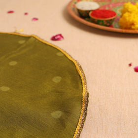 Handcrafted Lace Work Pooja Thali Cover 02